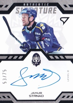 Jakub Strnad Kladno Tipsport ELH 2024/25 SportZoo 2. serie Authentic Signature Level 2 /75 #SL2-ST