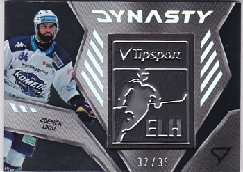 Zdenek Okal Kometa Brno Tipsport ELH 2024/25 SportZoo 2. serie Dynasty Silver Logo /35 #DY-11