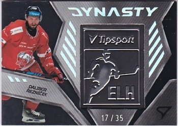 Dalibor Reznicek Olomouc Tipsport ELH 2024/25 SportZoo 2. serie Dynasty Silver Logo /35 #DY-23