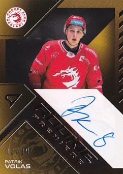 Patrik Volas Trinec Tipsport ELH 2024/25 SportZoo 2. serie Rookie Premiere Auto /39 #RPS-PV