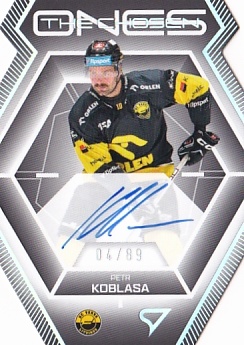 Petr Koblasa Litvinov Tipsport ELH 2024/25 SportZoo 2. serie The Chosen Ones Auto Die Cut /89 #COS-PK