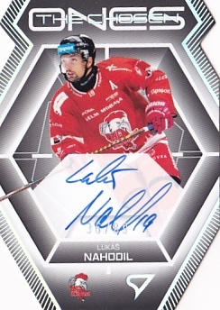 Lukas Nahodil Olomouc Tipsport ELH 2024/25 SportZoo 2. serie The Chosen Ones Auto Die Cut /89 #COS-LH