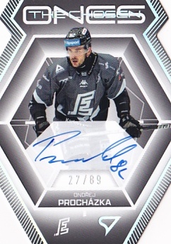 Ondrej Prochazka Karlovy Vary Tipsport ELH 2024/25 SportZoo 2. serie The Chosen Ones Auto Die Cut /89 #COS-OP