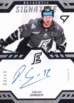 David Griger Karlovy Vary Tipsport ELH 2024/25 SportZoo 2. serie Authentic Signature Level 3 /49 #SL3-DG