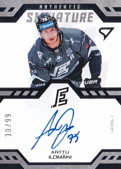 Arttu Ilomaki Karlovy Vary Tipsport ELH 2024/25 SportZoo 2. serie Authentic Signature Level 1 /99 #SL1-AI