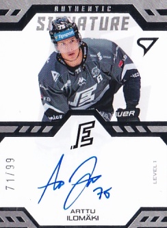 Arttu Ilomaki Karlovy Vary Tipsport ELH 2024/25 SportZoo 2. serie Authentic Signature Level 1 /99 #SL1-AI