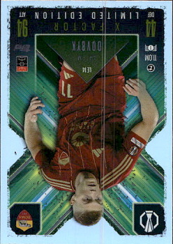 Artem Dovbyk AS Roma 2024/25 Topps Match Attax EXTRA UEFA Club Competitions X-Factor Limited Edition #LE14