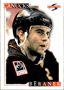 Josef Beranek Vancouver Canucks Score 1995/96 #118