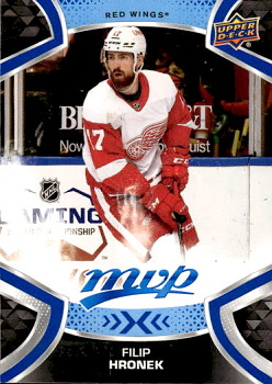 Filip Hronek Detroit Red Wings Upper Deck MVP 2021/22 Factory Set Blue #165
