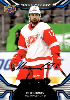 Filip Hronek Detroit Red Wings Upper Deck MVP 2022/23 Factory Set Blue #123