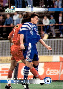 J. Barborik Sigma Olomouc PAPYRO 1. ceska fotbalova liga 1996/97 #174