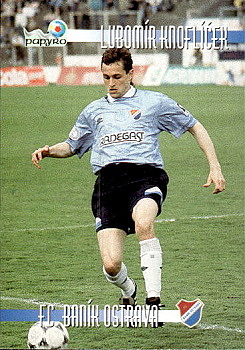 L. Knoflicek Banik Ostrava PAPYRO 1. ceska fotbalova liga 1996/97 #213