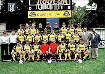 FC Kaucuk Opava Opava PAPYRO 1. ceska fotbalova liga 1996/97 team photo #x11