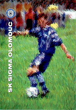 SK Sigma Olomouc Sigma Olomouc PAPYRO 1. ceska fotbalova liga 1996/97 Checklist #y10