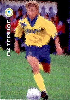 FK Teplice Teplice PAPYRO 1. ceska fotbalova liga 1996/97 Checklist #y17