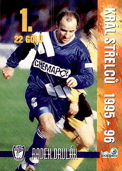 Radek Drulak Drnovice PAPYRO 1. ceska fotbalova liga 1996/97 Top League 1995/96 Scorer #Y20