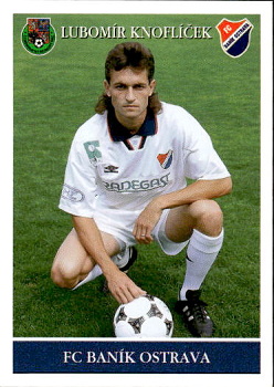 L. Knoflicek Banik Ostrava PAPYRO 1. ceska fotbalova liga 1995/96 #193