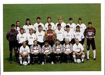 SK Hradec Kralove Hradec Kralove PAPYRO 1. ceska fotbalova liga 1995/96 team photo #x07