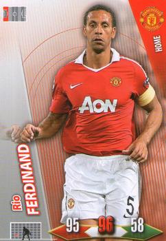 Rio Ferdinand Manchester United Panini Adrenalyn XL Manchester United 2010/11 Home Kit #18