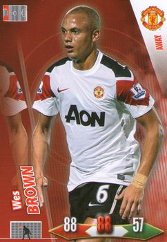 Wes Brown Manchester United Panini Adrenalyn XL Manchester United 2010/11 Away Kit #23