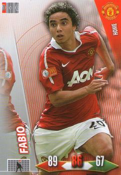 Fabio da Silva Manchester United Panini Adrenalyn XL Manchester United 2010/11 Home Kit #31