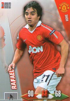 Rafael da Silva Manchester United Panini Adrenalyn XL Manchester United 2010/11 Home Kit #34