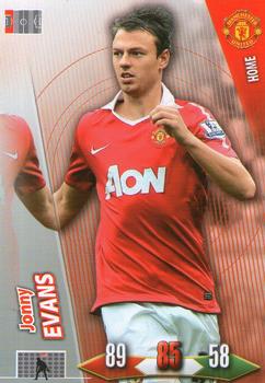 Jonny Evans Manchester United Panini Adrenalyn XL Manchester United 2010/11 Home Kit #40