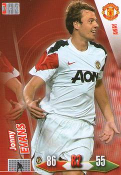Jonny Evans Manchester United Panini Adrenalyn XL Manchester United 2010/11 Away Kit #41