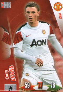 Corry Evans Manchester United Panini Adrenalyn XL Manchester United 2010/11 Away Kit #44