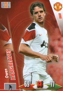 Owen Hargreaves Manchester United Panini Adrenalyn XL Manchester United 2010/11 Away Kit #50
