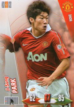 Ji-Sung Park Manchester United Panini Adrenalyn XL Manchester United 2010/11 Home Kit #60