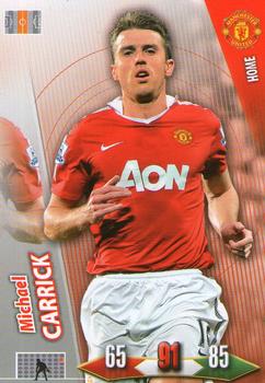 Michael Carrick Manchester United Panini Adrenalyn XL Manchester United 2010/11 Home Kit #63