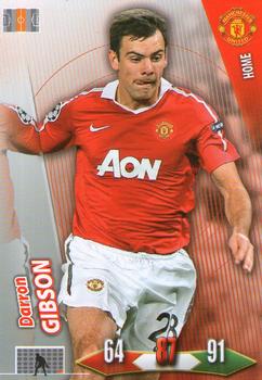 Darron Gibson Manchester United Panini Adrenalyn XL Manchester United 2010/11 Home Kit #85