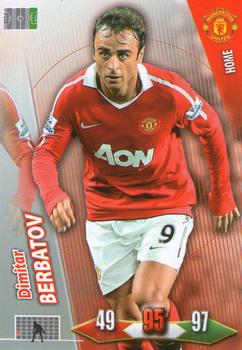 Dimitar Berbatov Manchester United Panini Adrenalyn XL Manchester United 2010/11 Home Kit #100