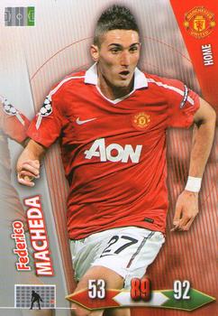 Federico Macheda Manchester United Panini Adrenalyn XL Manchester United 2010/11 Home Kit #112