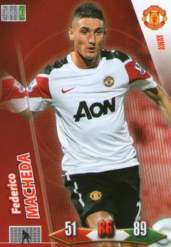 Federico Macheda Manchester United Panini Adrenalyn XL Manchester United 2010/11 Away Kit #113