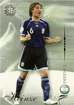 Heinze Gabriel Argentina Futera World Football 2007  #33