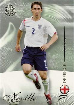 Neville Gary England Futera World Football 2007  #47