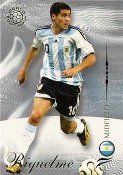Riquelme Juan Argentina Futera World Football 2007 #113