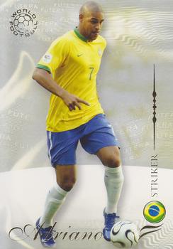 Adriano Brazil Futera World Football 2007  #134