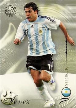 Tevez Carlos Argentina Futera World Football 2007  #185