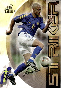 Larsson Henrik Sweden Futera World Football 2003  #11