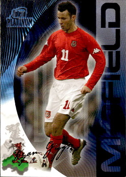 Giggs Ryan Wales Futera World Football 2003  #34