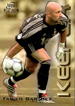 Barthez Fabien France Futera World Football 2003 Keepers #KP1