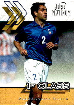 Alessandro Nesta Italy Futera World Football 2001 First class #21