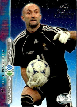 Fabien Barthez France Futera World Football 2001 Team universe #39