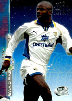Lilian Thuram France Futera World Football 2001 Team universe #42