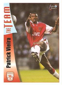Patrick Vieira Arsenal 1997/98 Futera Fans' Selection #14