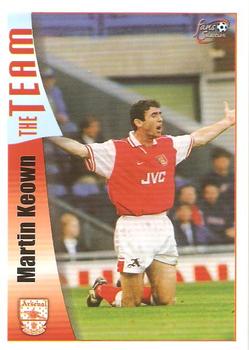 Martin Keown Arsenal 1997/98 Futera Fans' Selection #18