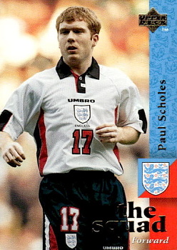 Paul Scholes England Upper Deck England 1998 The Squad #24